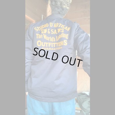 画像8: STUDO D' ARTISAN EMBROIDERY COACH JACKET ステュディオ.ダ.ルチザン ボアコーチジャケット NAVY