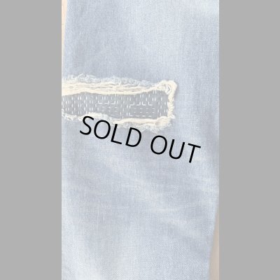 画像12: STUDO D' ARTISAN　TRACK JACKET  ステュディオ.ダ.ルチザン　NORAGI BORO ジーンズ