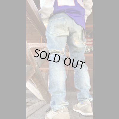 画像17: STUDO D' ARTISAN　TRACK JACKET  ステュディオ.ダ.ルチザン　NORAGI BORO ジーンズ