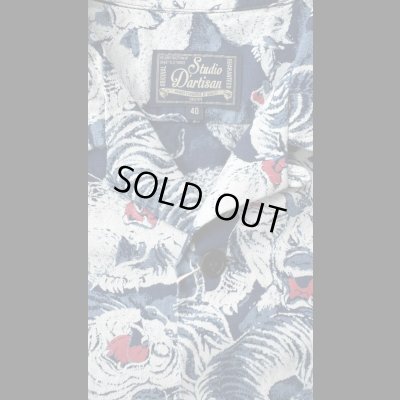 画像4: STUDO D' ARTISAN　 ステュディオ.ダ.ルチザン　45TH ANNIVERSARY インディゴ百豚アロハシャツ