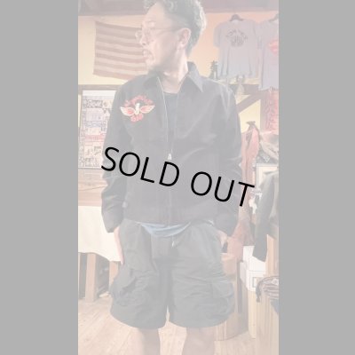 画像10: STUDO D' ARTISAN　 ステュディオ.ダ.ルチザン　コーデュロイモーターサイクル刺繍ジャケット　BK