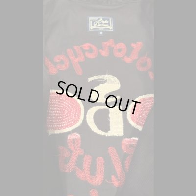 画像6: STUDO D' ARTISAN　 ステュディオ.ダ.ルチザン　コーデュロイモーターサイクル刺繍ジャケット　BK