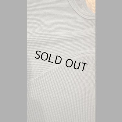 画像3: STUDO D' ARTISAN　 ステュディオ.ダ.ルチザン　HEAVY THERMAL CREW  L/S T-SHIRT  BLUE