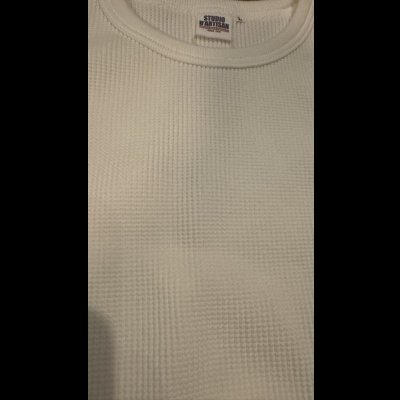 画像6: STUDO D' ARTISAN  ステュディオ.ダ.ルチザン HEAVY THERMAL CREW  L/S T-SHIRT  WHITE