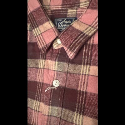 画像3: 　StudioD'artisan ステュディオダルチザン　ヘヴィーウェイトフランネルシャツ　RED