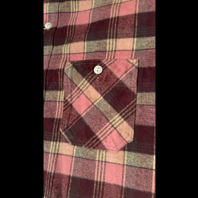 画像4: 　StudioD'artisan ステュディオダルチザン　ヘヴィーウェイトフランネルシャツ　RED