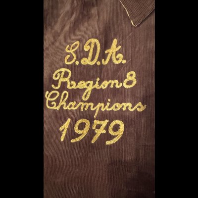 画像3: STUDO D' ARTISAN　 ステュディオ.ダ.ルチザン　コーデュロイ刺繍スタジアムジャケット　BROWN