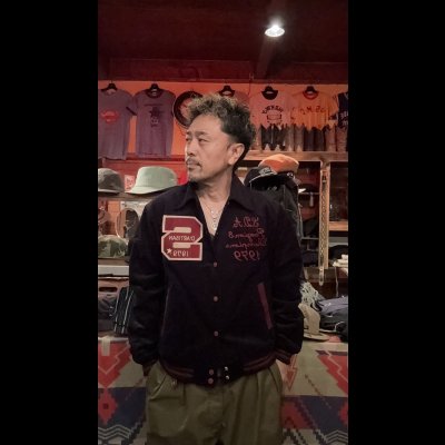 画像6: STUDO D' ARTISAN　 ステュディオ.ダ.ルチザン　コーデュロイ刺繍スタジアムジャケット　BLACK