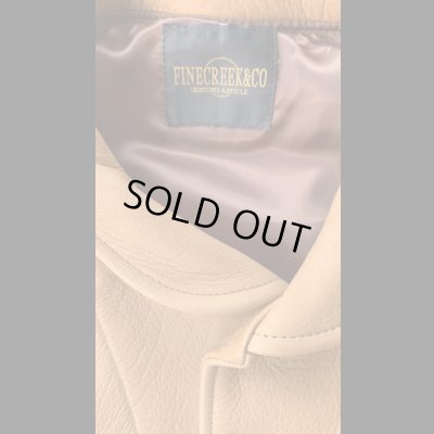 画像3: FINE CREEK&CO ファインクリーク・アンド・コー  Ale JacketDeer エールジャケット鹿革 コサックジャケット