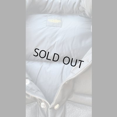 画像3: FINE CREEK&CO ファインクリーク・アンド・コーLaw  レザーダウンベストＢＬＡＣＫ