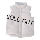 FINE CREEK&CO ファインクリーク・アンド・コーLaw  レザーダウンベストBrownブラウン