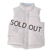 FINE CREEK&CO ファインクリーク・アンド・コーLaw  レザーダウンベストBrownブラウン