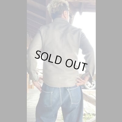 画像12: FINE CREEK&CO/ファインクリークアンドコーHank シープスキンウェスタンシャツ Gray