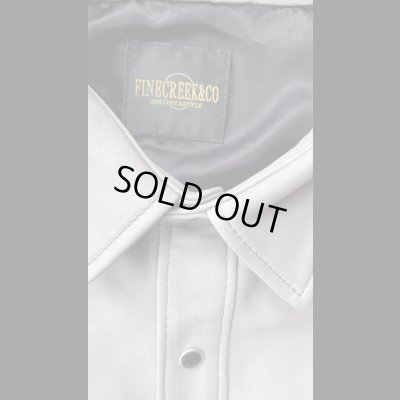 画像3: FINE CREEK&CO/ファインクリークアンドコーHank シープスキンウェスタンシャツ Gray