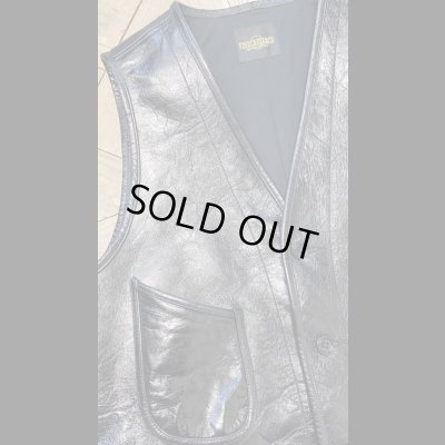 画像3: FINE CREEK&CO ファインクリーク・アンド・コー  　Jefferson　ジェファーソン　レザーベスト　BLACK