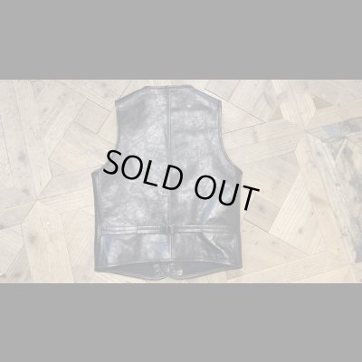 画像5: FINE CREEK&CO ファインクリーク・アンド・コー  　Jefferson　ジェファーソン　レザーベスト　BLACK