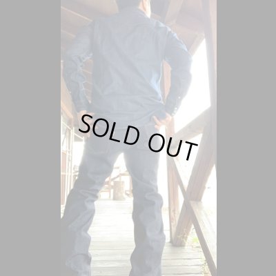 画像9: NAKED SUN     ネイキッドサン　ウエスタンシャツ　8oz MILITARY DENIM　　INDIGO  OW