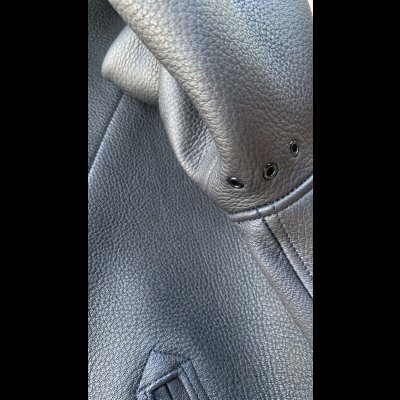 画像8: FINE CREEK&CO ファインクリーク・アンド・コー  Ale JacketDeer エールジャケット鹿革　コサックジャケット　BLACK　　size４４