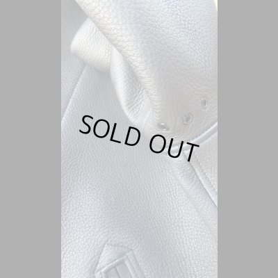 画像8: FINE CREEK&CO ファインクリーク・アンド・コー  Ale JacketDeer エールジャケット鹿革　コサックジャケット　BLACK　　size４４