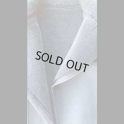 画像4: FINE CREEK  C-WORKS　Dout ダウト　Mouton riders Jacket　　BLACK