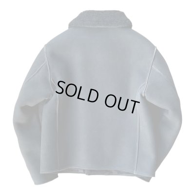 画像3: FINE CREEK  C-WORKS　Dout ダウト　Mouton riders Jacket　　BLACK