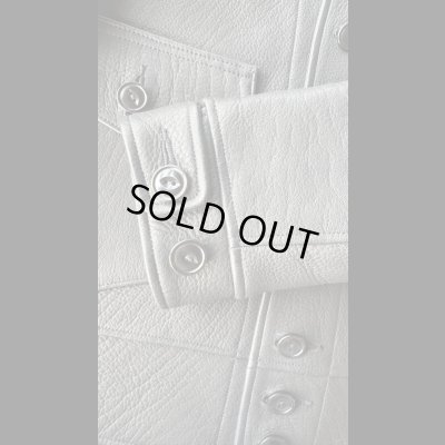 画像6: FINE CREEK&CO ファインクリーク・アンド・コー  Joseph JacketDeer ジョセフジャケット鹿革 コサックジャケット BLACK