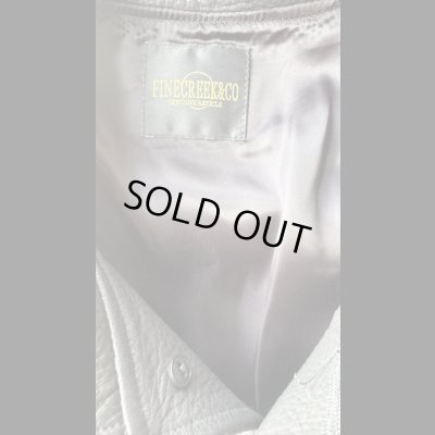 画像3: FINE CREEK&CO ファインクリーク・アンド・コー  Joseph JacketDeer ジョセフジャケット鹿革 コサックジャケット BLACK