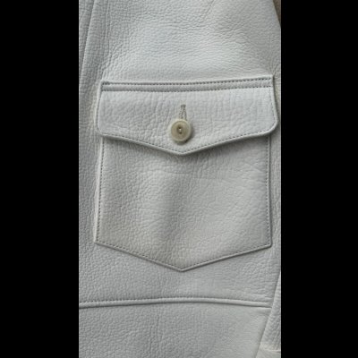 画像5: FINE CREEK&CO ファインクリーク・アンド・コー  Joseph JacketDeer ジョセフジャケット鹿革　コサックジャケット　ホワイト