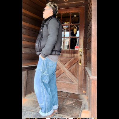 画像12: 　HIGH LARGE LEATHERS ハイラージレザーズ　OklahomaCity Mouton　ブラック