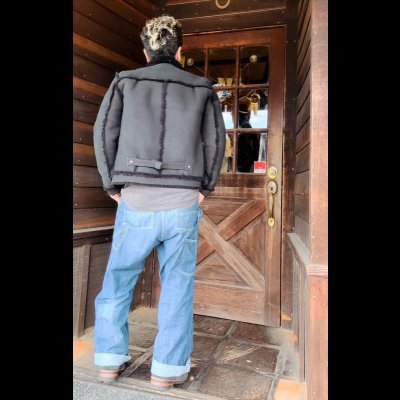 画像13: 　HIGH LARGE LEATHERS ハイラージレザーズ　OklahomaCity Mouton　ブラック