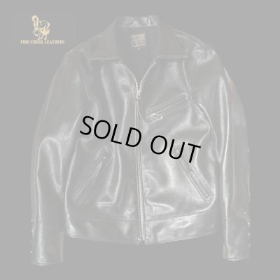 画像1: FINE CREEK　LEATHERS　５th限定　ファインクリークレザーズ Lindbergh　 リンドバーグ　　BLACK