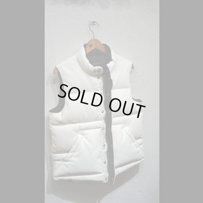 画像5: FINE CREEK&CO ファインクリーク・アンド・コーLaw  レザーダウンベストWHITE ホワイト