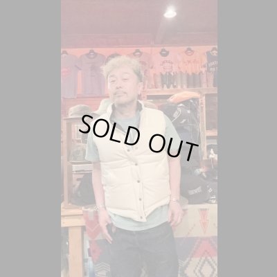 画像9: FINE CREEK&CO ファインクリーク・アンド・コーLaw  レザーダウンベストWHITE ホワイト