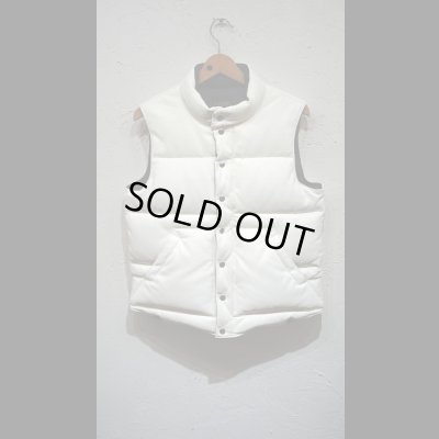 画像3: FINE CREEK&CO ファインクリーク・アンド・コーLaw  レザーダウンベストWHITE ホワイト