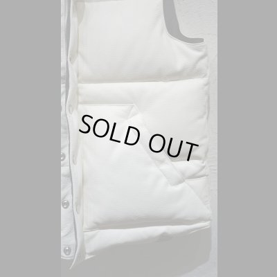 画像8: FINE CREEK&CO ファインクリーク・アンド・コーLaw  レザーダウンベストWHITE ホワイト