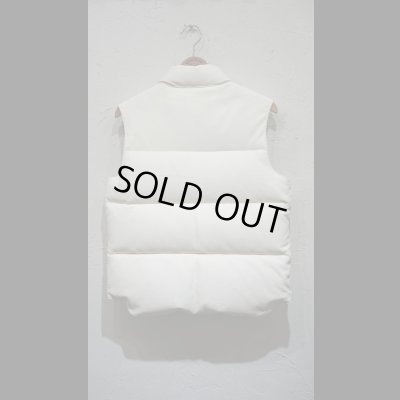 画像4: FINE CREEK&CO ファインクリーク・アンド・コーLaw  レザーダウンベストWHITE ホワイト