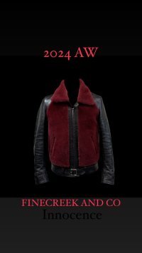 FINE CREEK&CO ファインクリーク・アンド・コー Innocence　イノセンス　Horse  Sheep BLACK/RED