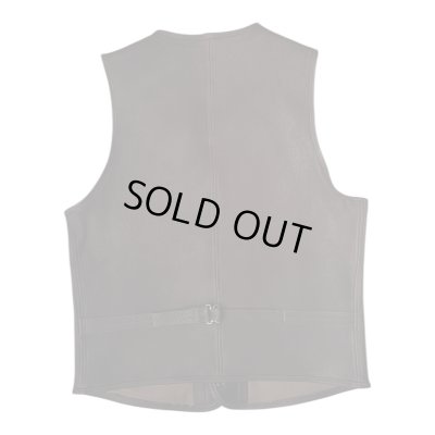 画像3: FINE CREEK&CO ファインクリーク・アンド・コー  　Jefferson　Deer　ジェファーソン鹿革　レザーベスト　BROWN