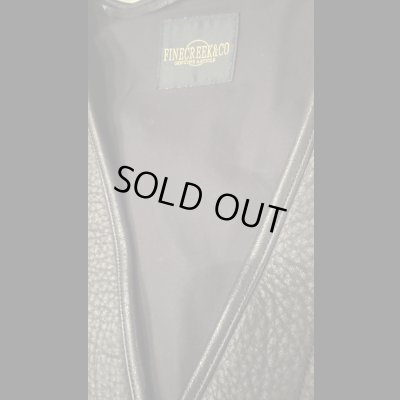 画像6: FINE CREEK&CO ファインクリーク・アンド・コー  　Jefferson　Deer　ジェファーソン鹿革　レザーベスト　BLACK