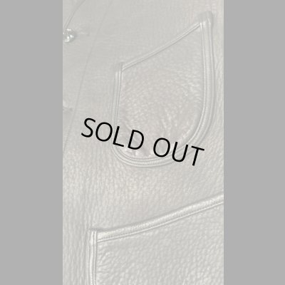 画像4: FINE CREEK&CO ファインクリーク・アンド・コー  　Jefferson　Deer　ジェファーソン鹿革　レザーベスト　BLACK