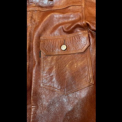 画像5: ２０２５AW　予約商品　HIGH LARGE LEATHERS ハイラージレザーズ　NEW CASTLE HTD   BROWN