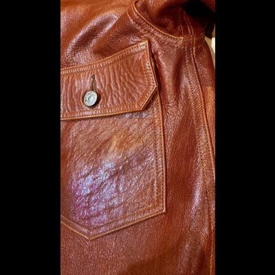 画像8: ２０２５AW　予約商品　HIGH LARGE LEATHERS ハイラージレザーズ　NEW CASTLE HTD   BROWN