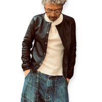 FINE CREEK  MOSSIR  LANNER　遠赤外線放出レザー　　BLACK