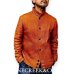 画像1: 　FINE CREEK&CO ファインクリーク・アンド・コー  Ale JacketDeer エールジャケット鹿革　コサックジャケットsize４４ (1)