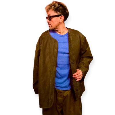 画像2: FINE CREEK  C-WORKS　Lin   Deer 　鹿革　OLIVE