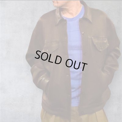 画像1: FINE CREEK  C-WORKS　Ban Field Deerバンフィールド鹿革　　BLACK