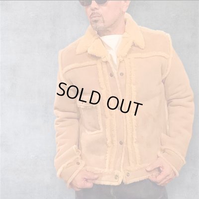 画像1: ２０２５SS　　HIGH LARGE LEATHERS ハイラージレザーズ　OklahomaCity Mouton　ベージュ