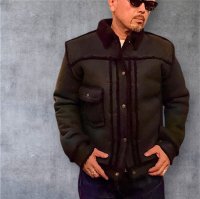 HIGH LARGE LEATHERS ハイラージレザーズ OklahomaCity Mouton ブラック