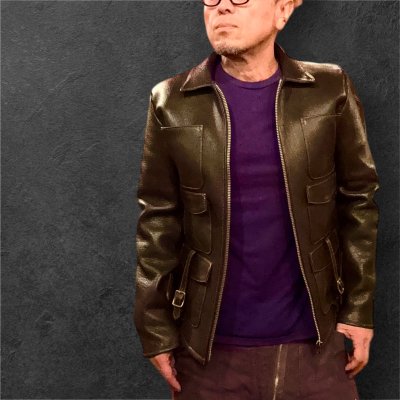 画像1: NAKED SUN   THUNDER ROAD GOAT  ネイキッドサン　サンダーロード ゴート　　 BROWN