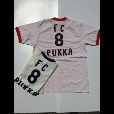 画像1: FULL COUNT(フルカウント）PRINT RINGER TEE ''FC 8 PUKKA''